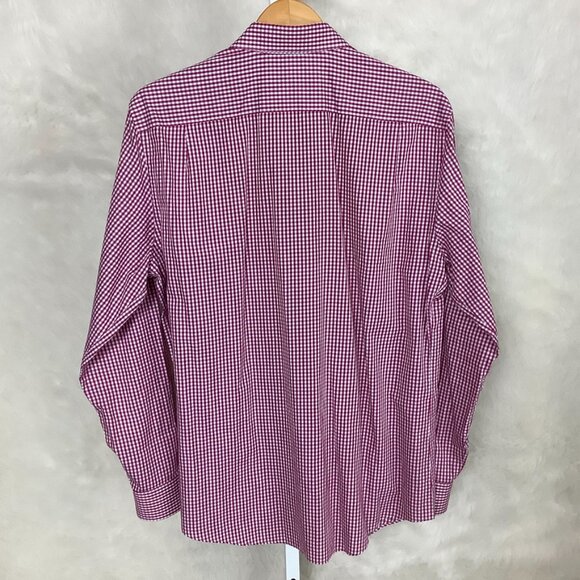 Paul Smith Red, Blue & White Check The Byard Button Front Shirt 16 1/2 42 - Picture 3 of 6